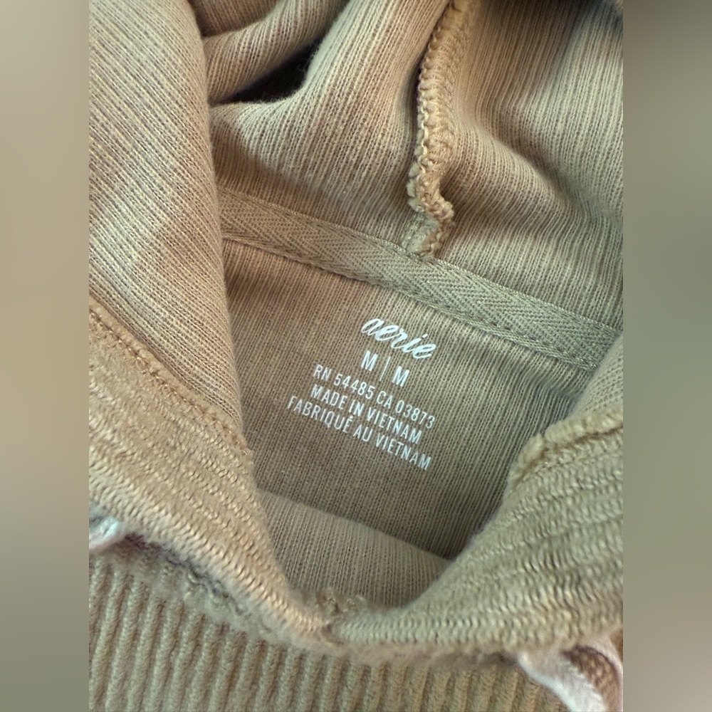 Aerie Hooded Ribbed Sweater - Picture 3 of 4